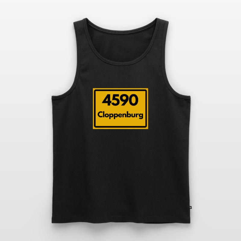 OLD POSTCODE POSTCODE RETRO 4590 CLOPPENBURG Men's Premium Organic Tank Top