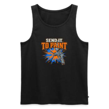 Autokarosserie Werkstatt Autokarosserietechniker - Männer Premium Bio Tank Top - Schwarz - Vorne - Michal (187cm)