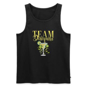 Junggesellinnenabschied Cocktail Team Daiquiri - Männer Premium Bio Tank Top - Schwarz - Vorne - Michal (187cm)