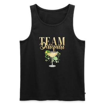 Junggesellinnenabschied Cocktail Team Daiquiri - Männer Premium Bio Tank Top - Schwarz - Vorne - Michal (187cm)