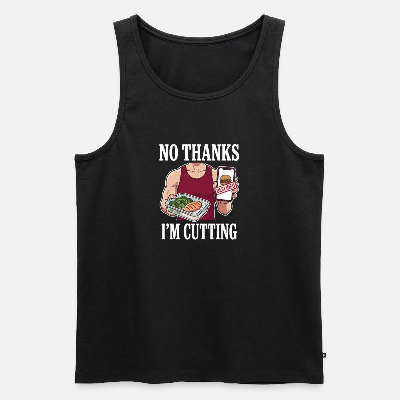 Schnittsaison Bei Reduziertem Kaloriendefizit - Männer Premium Bio Tank Top - Schwarz