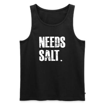 Funny Chef Head Chef Baker Chef Restaurant Needs S - Men's Premium Organic Tank Top - black - Front - AI Model Male 178 light (178cm)