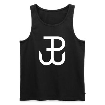 Kotwica, Polen - Männer Premium Bio Tank Top - Schwarz - Vorne - Michal (187cm)