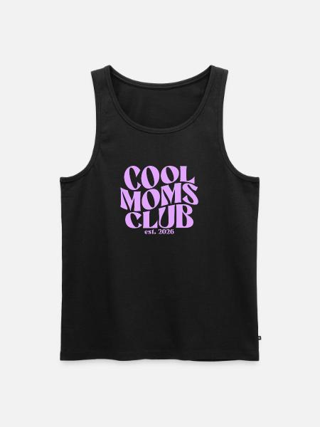 Cool Moms Club - Mom 2026 Gift - Men's Premium Organic Tank Top - black