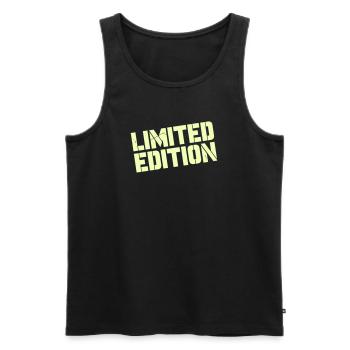 limited_edition - Männer Premium Bio Tank Top - Schwarz - Vorne - Michal (187cm)