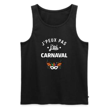 Karneval - Männer Premium Bio Tank Top - Schwarz - Vorne - Michal (187cm)