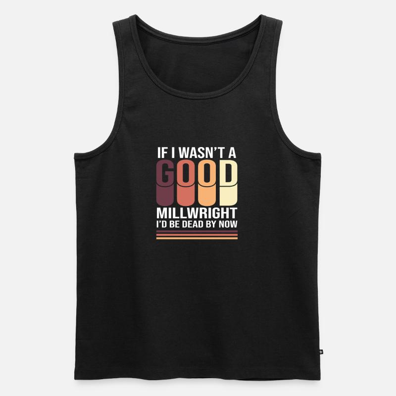 CNC Mechanic Mechanical Engineer Locksmith - Men's Premium Organic Tank Top - black