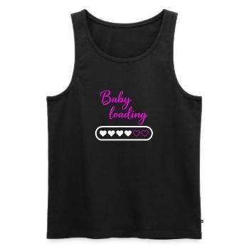 Chargement de bébé - Débardeur bio Premium Homme - noir - Devant - Michal (187cm)