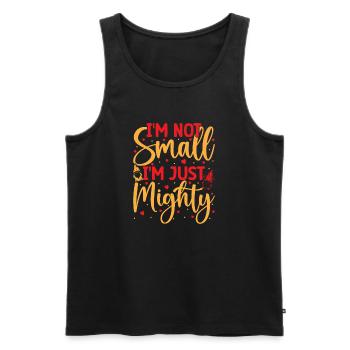 Garden Gnome Costume Not Small Just Mighty Gnome - Männer Premium Bio Tank Top - Schwarz - Vorne - Michal (187cm)