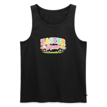 Easter Squad Egg Hunt - Männer Premium Bio Tank Top - Schwarz - Vorne - AI Model Male 178 light (178cm)