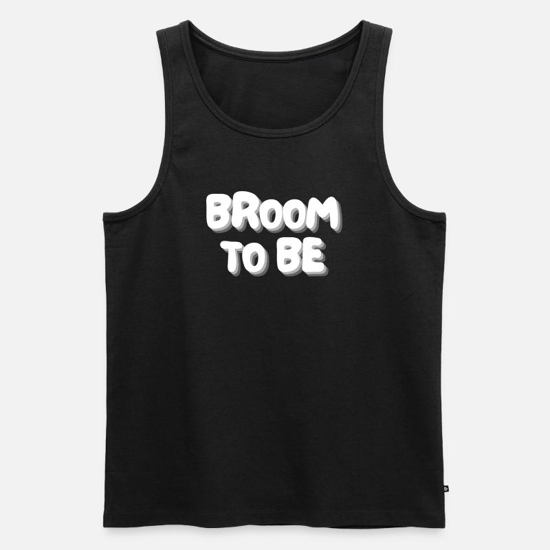 zukünftiger Besen - Männer Premium Bio Tank Top - Schwarz