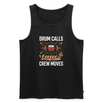 Dragon Boat Club Paddler Team Dragon Boat Gift - Men's Premium Organic Tank Top - black - Front - AI Model Male 178 light (178cm)