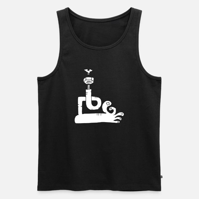 foot! - Männer Premium Bio Tank Top - Schwarz