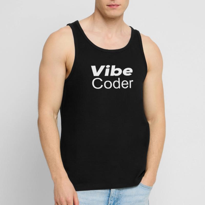 Techno-Utopie: Vibe Coder Männer Premium Bio Tank Top
