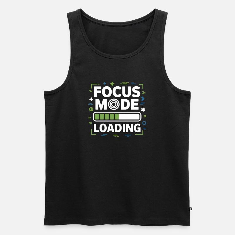 Focus Mode Loading ADHS Chaos - Männer Premium Bio Tank Top - Schwarz