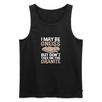 Archäologie Geologie - Männer Premium Bio Tank Top - Schwarz - Vorne - AI Model Male 178 light (178cm)