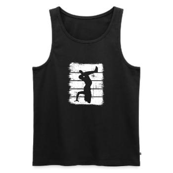 Breakdancers - Débardeur bio Premium Homme - noir - Devant - Michal (187cm)