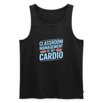 High School Teacher Classroom Management Education - Männer Premium Bio Tank Top - Schwarz - Vorne - AI Model Male 178 light (178cm)