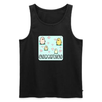 Kindergartenkind Küken Kleinkinder - Männer Premium Bio Tank Top - Schwarz - Vorne - Michal (187cm)