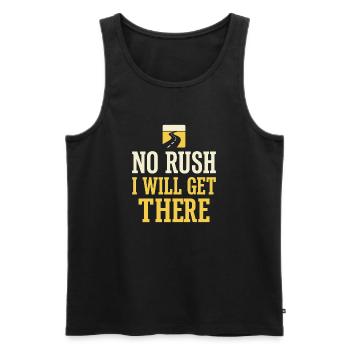 Truck Sim Truck Simulator Sim Trucker Long Haul - Men's Premium Organic Tank Top - black - Front - AI Model Male 178 light (178cm)