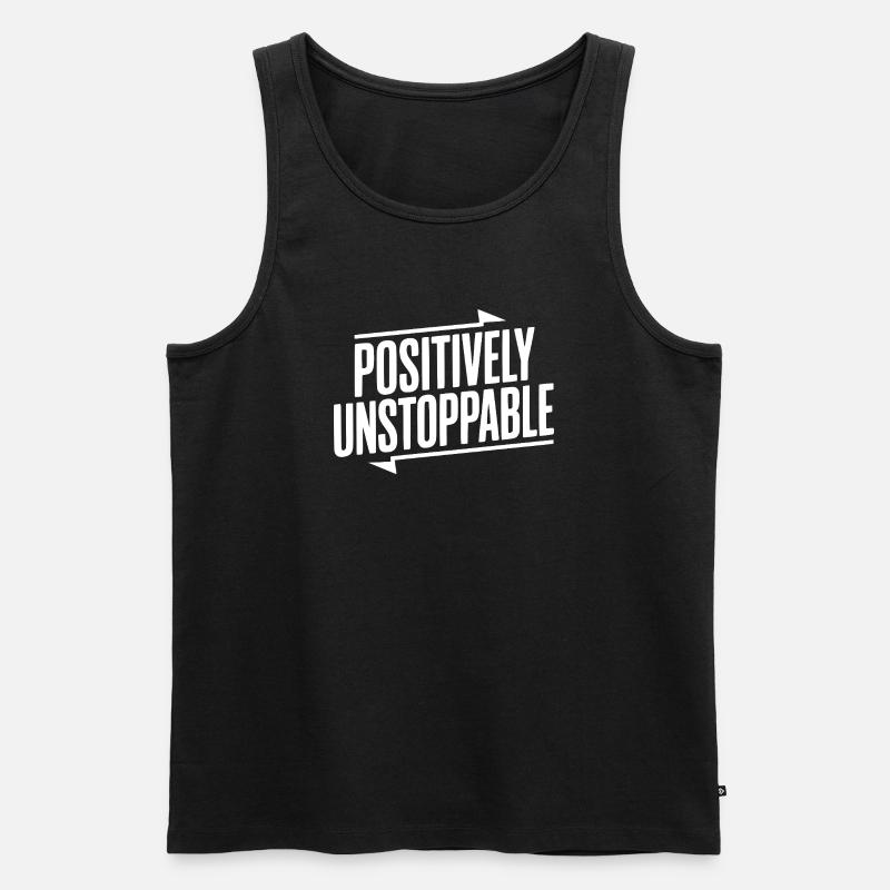 Absolut unaufhaltsam - Männer Premium Bio Tank Top - Schwarz