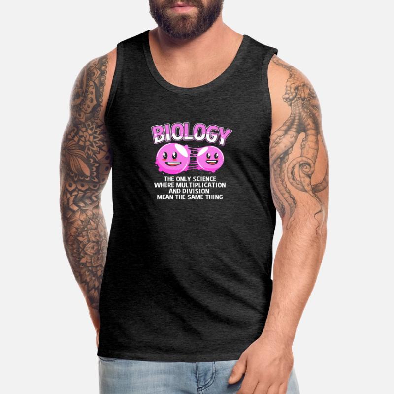 Molecule Structural Formula Men's Premium Organic Tank Top