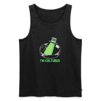 Mikrobiologie Biologie Biologisch Biologe - Männer Premium Bio Tank Top - Schwarz - Vorne - Michal (187cm)