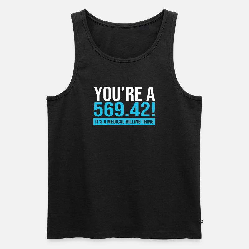 Medizin Coder - Männer Premium Bio Tank Top - Schwarz