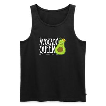 Avocado Queen - Men's Premium Organic Tank Top - black - Front - AI Model Male 178 light (178cm)