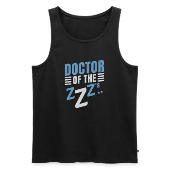 Anesthesiologist Doctor Of ZZZ Anesthesia - Männer Premium Bio Tank Top - Schwarz - Vorne - AI Model Male 178 light (178cm)