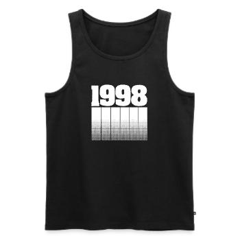 Birthday 1998 - Men's Premium Organic Tank Top - black - Front - Michal (187cm)