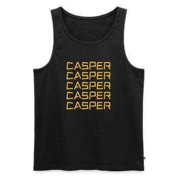 Junge Casper - Männer Premium Bio Tank Top - Schwarz - Vorne - AI Model Male 178 light (178cm)