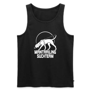 Foxhound Mantrailing Suchteam Hunde Hund - Männer Premium Bio Tank Top - Schwarz - Vorne - Michal (187cm)