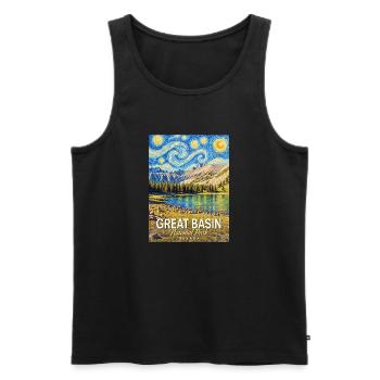 Great Basin National Park, Nevada - Men's Premium Organic Tank Top - black - Front - Michal (187cm)