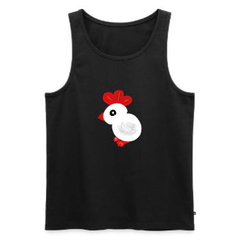 Chick Baby Chicken Child Easter Kids - Men's Premium Organic Tank Top - black - Front - AI Model Male 178 light (178cm)
