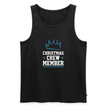 Christmas Crew - Männer Premium Bio Tank Top - Schwarz - Vorne - Michal (187cm)