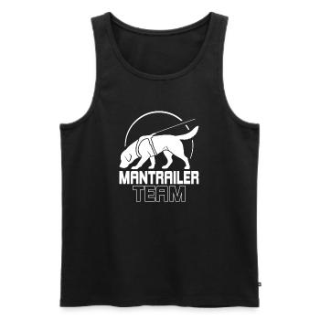 Labrador Mantrailer Team Chiens Sports Chiens Wilsigns - Débardeur bio Premium Homme - noir - Devant - Michal (187cm)