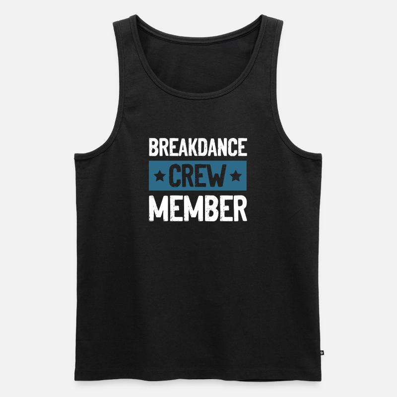 Équipe de breakdance - Débardeur bio Premium Homme - noir
