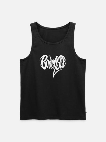 Lake Constance Flowing Lettering - Men's Premium Organic Tank Top - black
