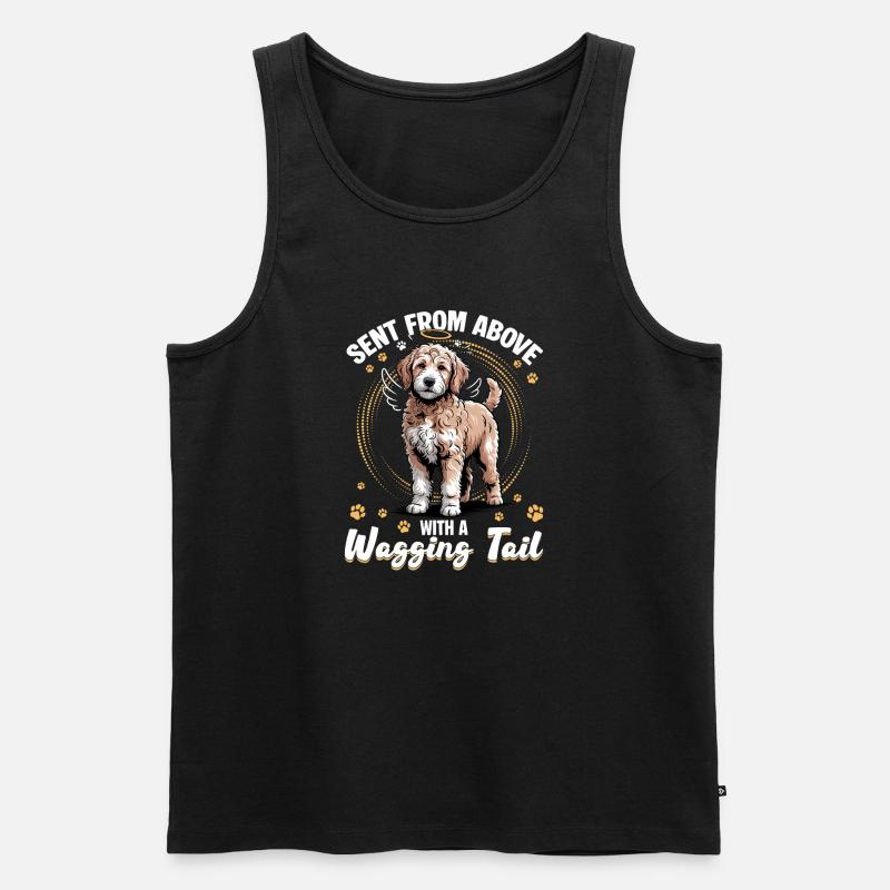 Goldendoodle Dog Breed - Männer Premium Bio Tank Top - Schwarz