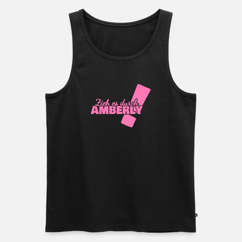 Amberly - Männer Premium Bio Tank Top - Schwarz