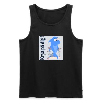 Remettez-vous bien les enfants - Débardeur bio Premium Homme - noir - Devant - Michal (187cm)