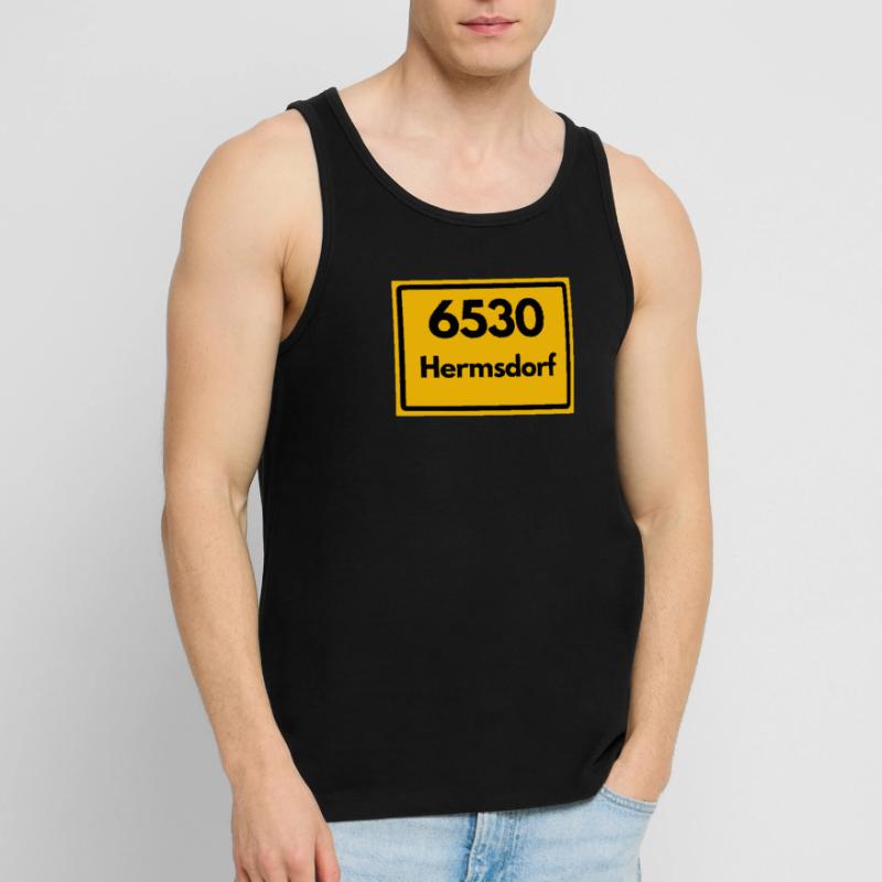 Ancien code postal 6530 Hermsdorf, Thuringe, code postal Débardeur bio Premium Homme