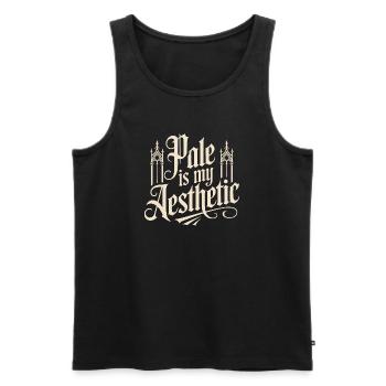 Pole is My Aesthetic - Men's Premium Organic Tank Top - black - Front - AI Model Male 178 light (178cm)