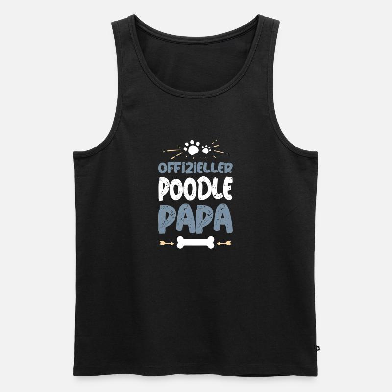 POODLE - Männer Premium Bio Tank Top - Schwarz