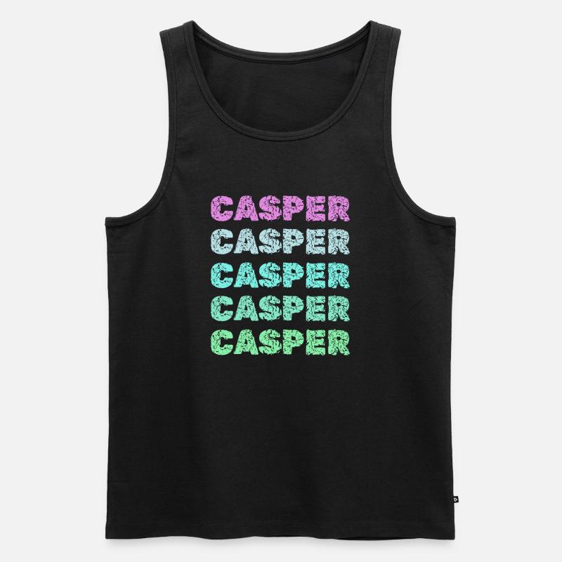 Casper comme nom - Débardeur bio Premium Homme - noir