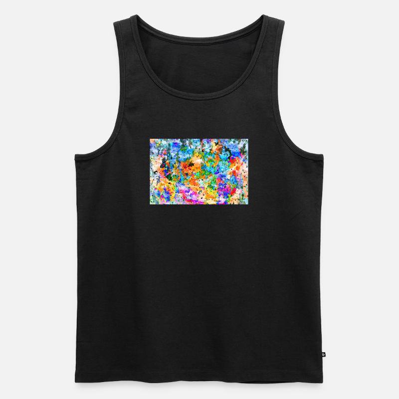 janderes - Männer Premium Bio Tank Top - Schwarz