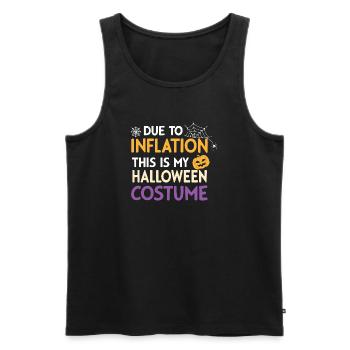 Costume Halloween Inflation - Débardeur bio Premium Homme - noir - Devant - Michal (187cm)