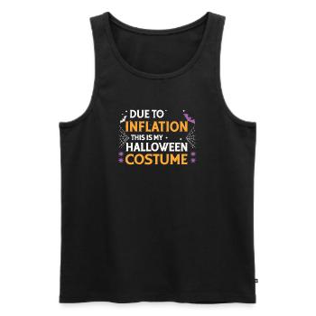 Costume d’Halloween Inflation - Débardeur bio Premium Homme - noir - Devant - Michal (187cm)