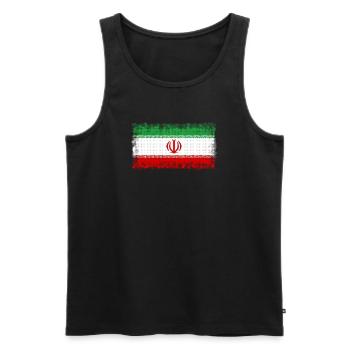 Iran als Land - Männer Premium Bio Tank Top - Schwarz - Vorne - Michal (187cm)